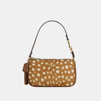 Coach Womens Nolita 19 With Deer Print - Brown Leather - One Size