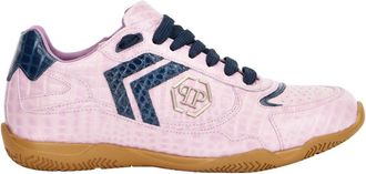Philipp Plein Low-Top Sneakers - unisex - Sneakers - Roze - 39 EU - Leer - Schoenen