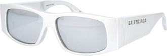 Balenciaga Stijlvolle zonnebril Bb 0100S - unisex - Zonnebrillen - Grijs - 56 MM - Accessoires