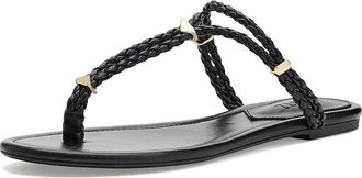 Schutz Cordelia Flat Womens Sandals Black : 10.5 M, Leather