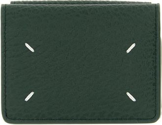 Maison Margiela Green Four Stitches Wallet