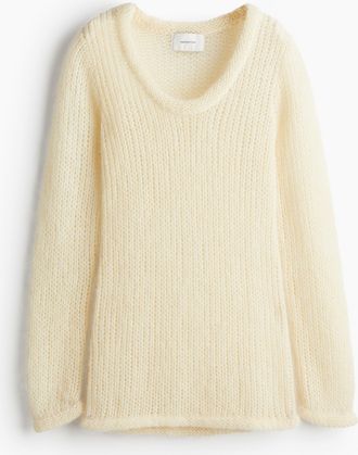 H&M Pullover aus Mohairmix - White