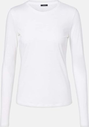 Joseph T-shirt in jersey di cotone e seta