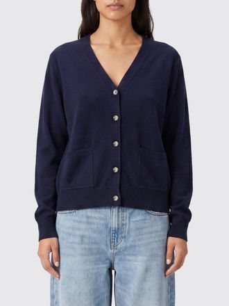 Allude Cardigan in 100% cashmere con scollo a V e tasche a toppa