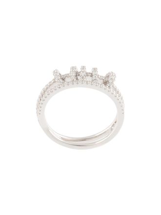 APM Monaco Dubbele ring - Zilver