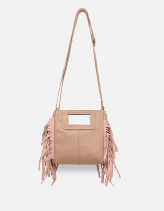 James Lakeland Womens Powder Fringe Bag - Tan
