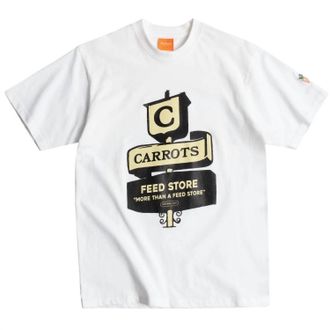 Carrots by Anwar Carrots Mens Feed Store Tee In White