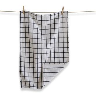 Tag Classic Black Windowpane Cotton Kitchen Dishtowel Set at Nordstrom