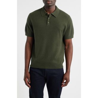 Nordstrom Cashmere Polo in Green Duffel at Nordstrom Rack, Size Xx-Large