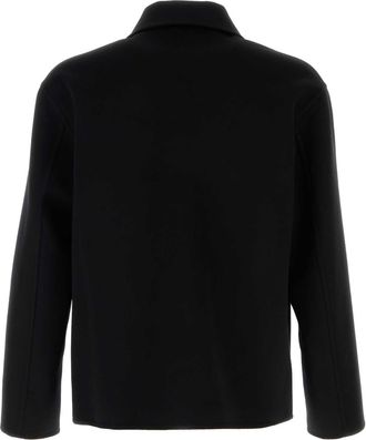 Loewe Mens Jacket Black Wool Cashmere