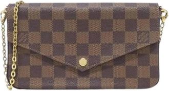 Louis Vuitton Pre-owned Cross Body Bags, female, Brown, Size: ONE SIZE Pre-owned Vintage Canvas Cross Body Bag