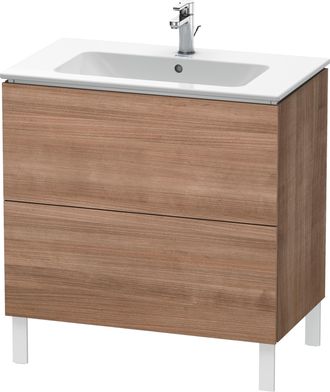 Duravit Duravit L-cube Vanity Unit Vertical, Anchura 820mm, Profundidad 481mm, 2 Extra&iacute;bles, Adecuado Para M&iacute; Por Starck Art&iacute;culo 233683, Color: Cerezo Del Te