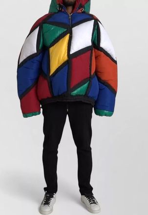 Dolce & Gabbana down quilted hooded oversized puffer jacket