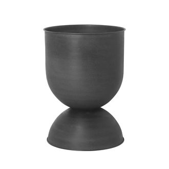 Ferm Living Hourglass Blumentopf large, &Oslash; 50 x H 73 cm, schwarz / dunkelgrau