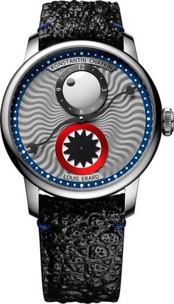 Louis Erard Regulator Monster Grey Dial Mens Watch 85237AA90.BGA087