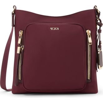 Tumi Voyageur Tyler Nylon Crossbody Bag in Wine at Nordstrom Rack