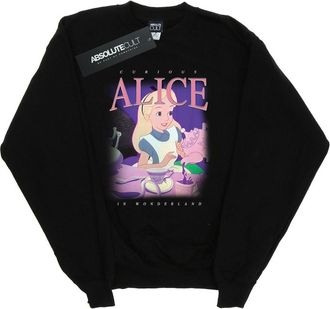 Disney Dames/Dames Alice in Wonderland Montage Sweatshirt (Zwart)