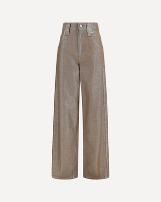 Brunello Cucinelli Lurex wide-leg Jeans Female 42
