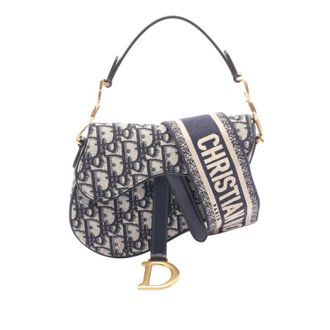 Dior Pre-owned Dior Mini Oblique Canvas Saddle Bag Ladies 6EBIKC0PWCAWDWUB