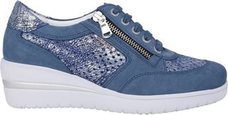 Mephisto Wijde Pasvorm Dames Sneaker - Blauw - Dames - Sneakers - Blauw - 41 EU - Su&egrave;de - Schoenen