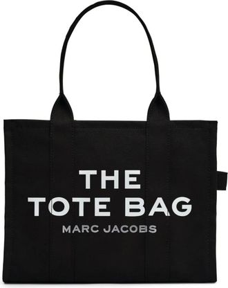 Marc Jacobs The Canvas Large Tote Bag - Dames - Shoppers - Zwart - ONE Size - Katoen - Tassen