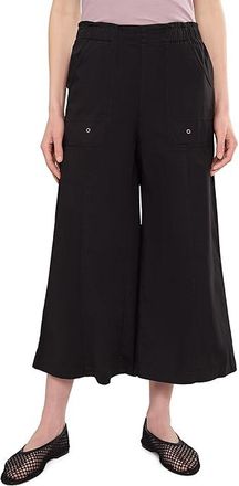 Xcvi Gottfried Gaucho Womens Clothing Black : LG (Womens 12-14), Cotton/Spandex