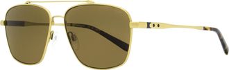 Shinola Mens Flexon Navigator Sunglasses SH2100SPM 717 Satin Gold 59mm