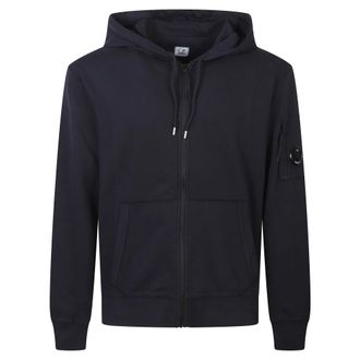 C.P. Company Zip-throughs, male, Blue, Size: M CP Company Sweaters