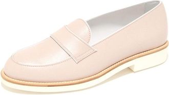 Tod's Italiaanse Loafers Schoenen met XL Profiel - Dames - Loafers - Beige - 36 EU - Leer - Schoenen
