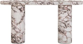 TOV Furniture Tov Furniture Darcy Faux Capraia Indoor/Outdoor Console Table