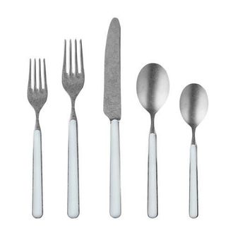 Mepra Fantasia Pewter Flatware Set - 5 Pieces in Light Blue at Nordstrom