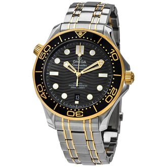 Omega Pre-owned Omega Diver 300M Black Dial Mens Watch 210.20.42.20.01.002