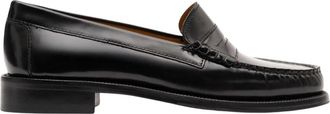 Parall&egrave;le Stanford Moccasin - Dames - Loafers - Zwart - 41 EU - Leer - Schoenen