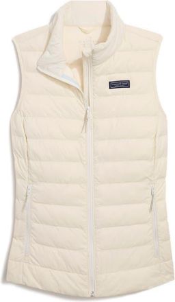 Vineyard Vines Shoreline PrimaLoft Insulated Puffer Vest in Marshmallow at Nordstrom, Size X-Small