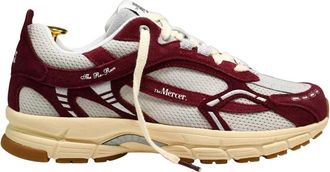 Mercer Amsterdam The Re-Run Vintage - Dames - Sneakers - Rood - 36 EU - Su&egrave;de - Schoenen