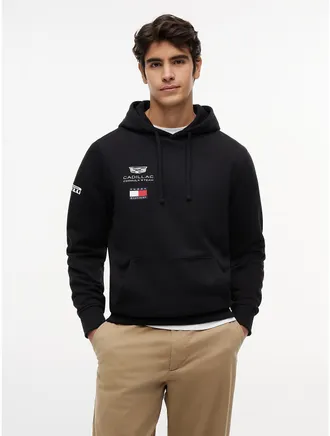 Tommy Hilfiger Mens Tommy x Cadillac F1 Team Replica Hoodie - Black - XXL
