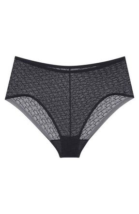 Triumph Signature Sheer Brief Panties in Black at Nordstrom, Size Xx-Large