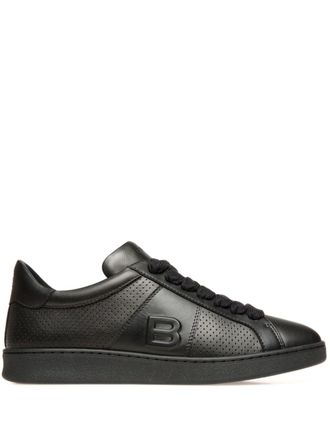Bally logo-embossed sneakers - Black