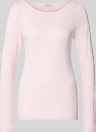 Marc O'Polo Regular Fit Langarmshirt aus reiner Baumwolle in Hellrosa, Gr&ouml;&szlig;e XXL