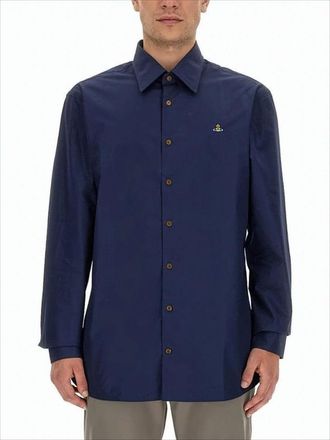 Vivienne Westwood Relaxed-Fit Long-Sleeve Shirt With Classic Collar