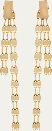 Lana Jewelry 14K Gold St Barts Linear Front and Back Earrings