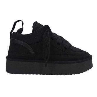 Jack Wills Comfortabele su&egrave;de sneakers voor dames (Zwart)