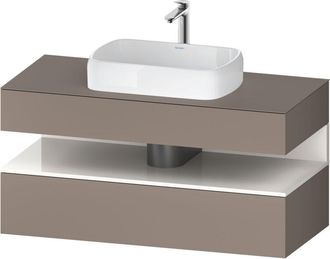 Duravit Duravit Qatego Consola Mueble Bajo Lavabo, 1 Extra&iacute;ble, 1 Caj&oacute;n