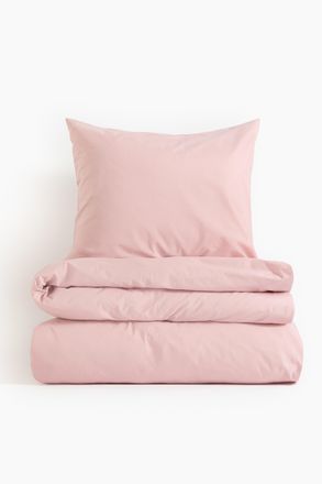 H&M Einzelbettw&auml;sche aus Baumwolle - Pink