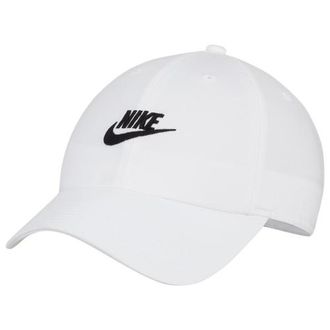Nike Mens Club H86 Adjustable Cap - White/Black Size M/L