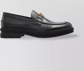 Versace leather loafers