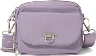 Baggallini Coastal Flip Lock Camera Bag Crossbody in Lilac at Nordstrom