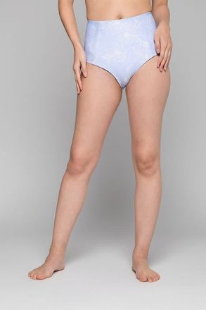 Coolibar Womens High Rise Swim Bottoms - UPF 50+ Sun Protection - Ocean Sculpt in Skyride Perfect Peony at Nordstrom, Size X-Large