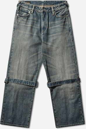 Evisu Men s Washed Bondage Jeans Indigo