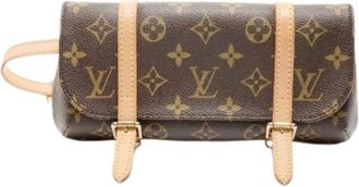 Louis Vuitton Pre-owned Belt Bags, female, Brown, Size: ONE SIZE Pre-owned Vintage Canvas Belt Bag